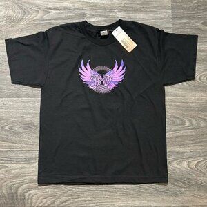 NEW Harley Davidson Tshirt Youth Large Wings Short Sleeve Motorcycles Biker Logo